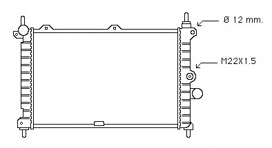 Radiator racire motor