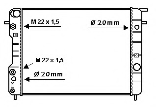 Radiator racire motor