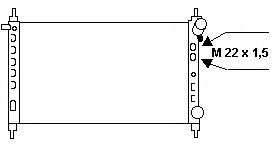 Radiator racire motor