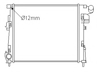 Radiator racire motor