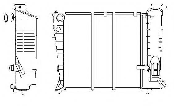 Radiator racire motor