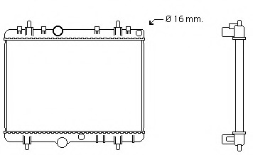 Radiator racire motor