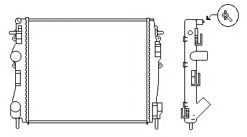 Radiator racire motor