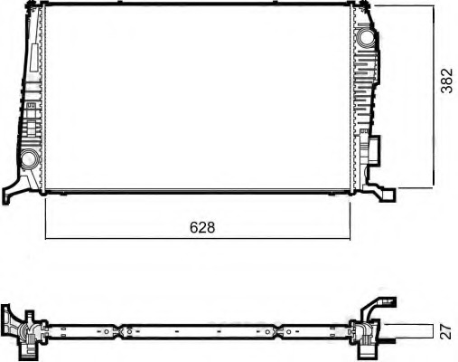 Radiator racire motor