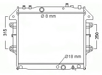 Radiator racire motor