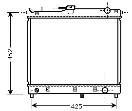 Radiator racire motor