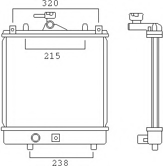 Radiator racire motor