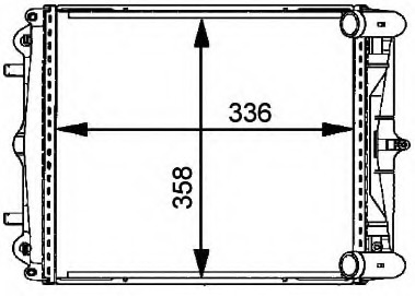 Radiator racire motor