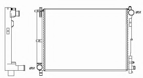 Radiator racire motor