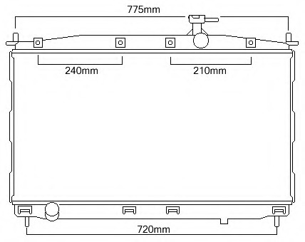 Radiator racire motor