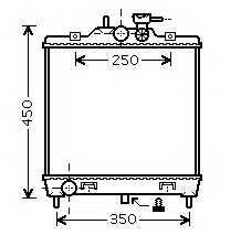 Radiator racire motor