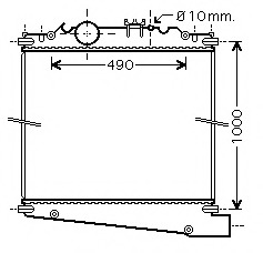 Radiator racire motor