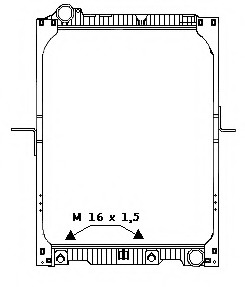 Radiator racire motor