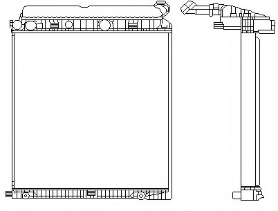 Radiator racire motor