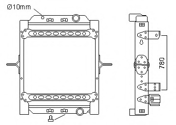 Radiator racire motor