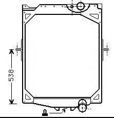 Radiator racire motor