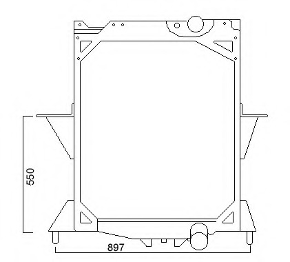 Radiator racire motor