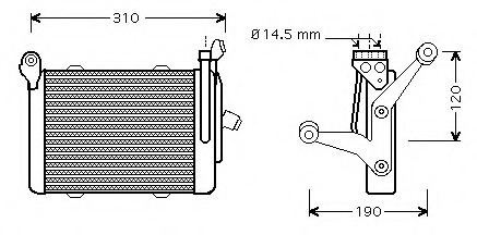 Radiator ulei