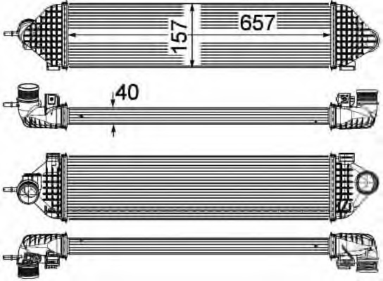 Intercooler compresor