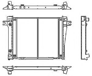 Radiator racire motor