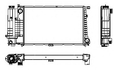 Radiator racire motor