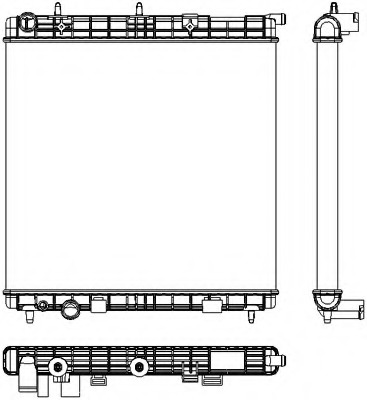 Radiator racire motor