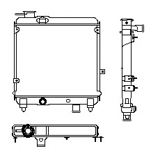 Radiator racire motor