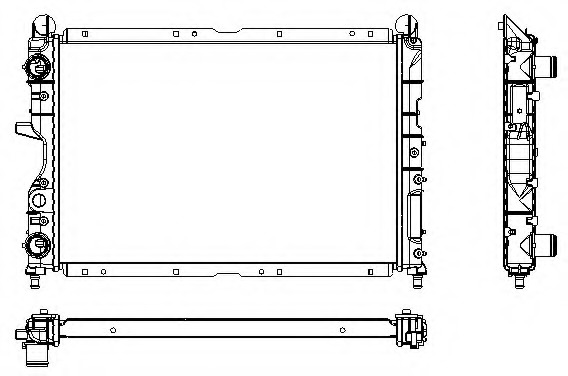 Radiator racire motor