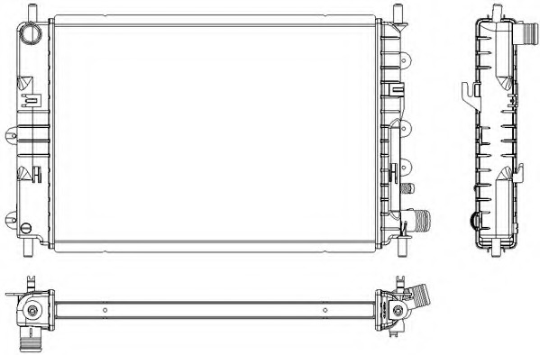 Radiator racire motor