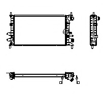 Radiator racire motor