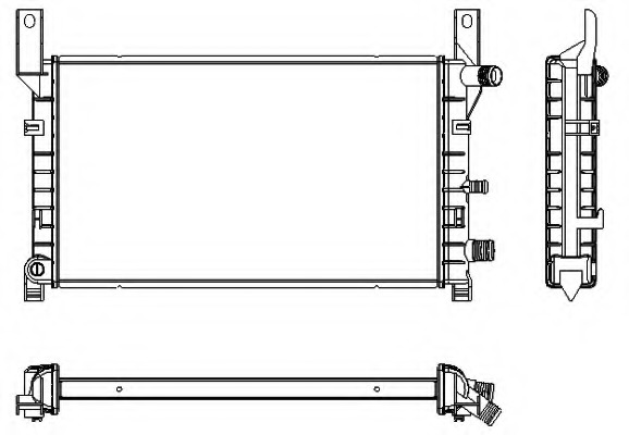 Radiator racire motor