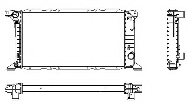 Radiator racire motor