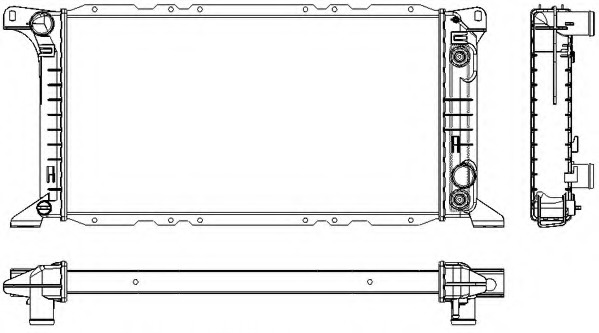 Radiator racire motor