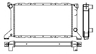 Radiator racire motor