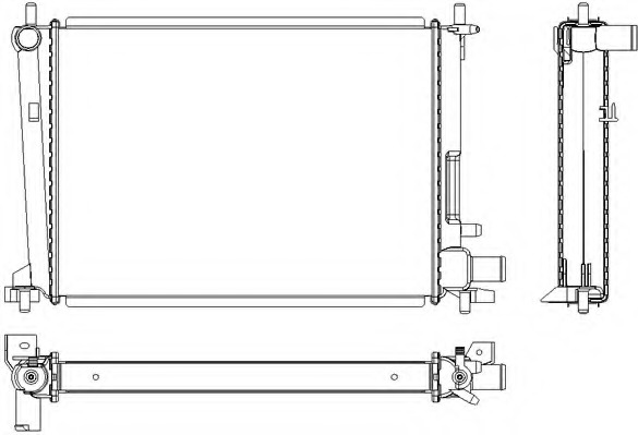 Radiator racire motor