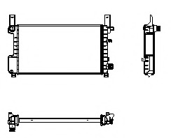 Radiator racire motor