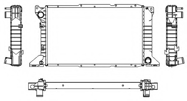 Radiator racire motor