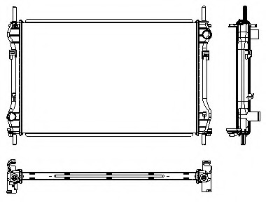 Radiator racire motor