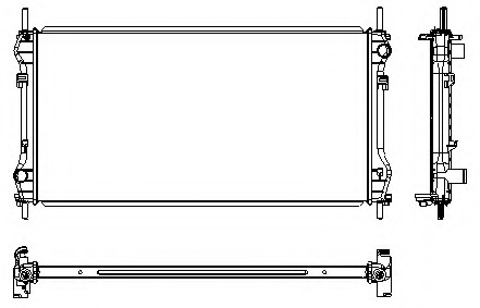 Radiator racire motor