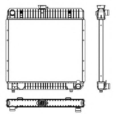 Radiator racire motor