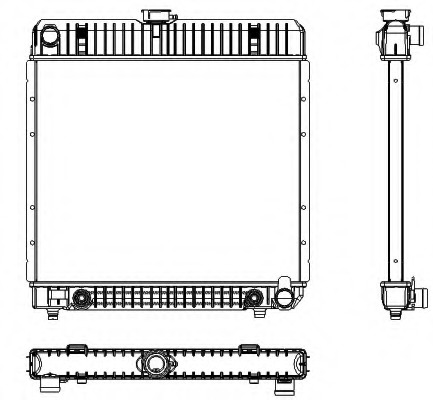 Radiator racire motor