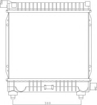 Radiator racire motor