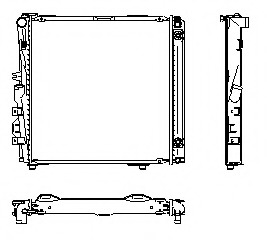 Radiator racire motor