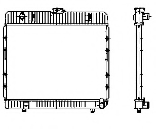 Radiator racire motor