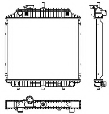 Radiator racire motor