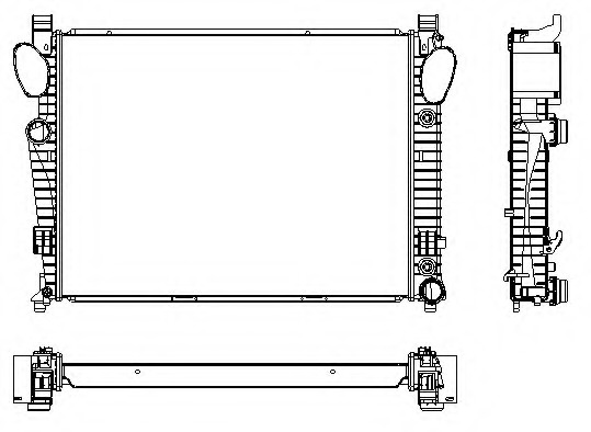 Radiator racire motor