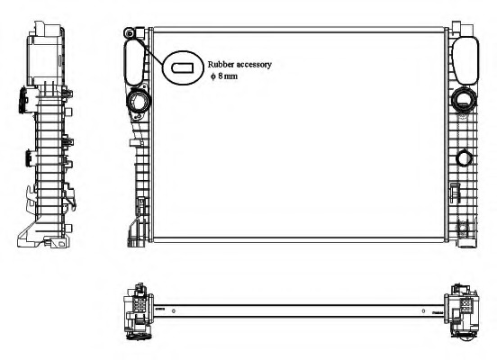 Radiator racire motor