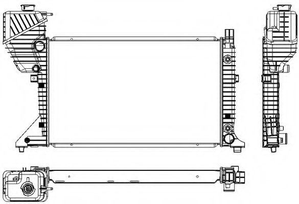 Radiator racire motor