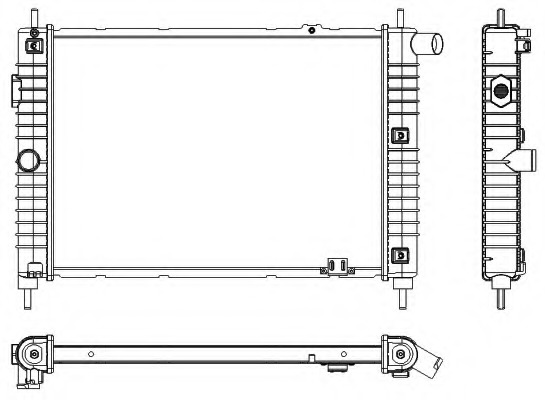 Radiator racire motor