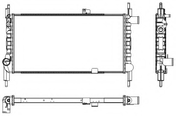 Radiator racire motor